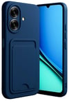 Mey İthalat®  Realme Note 60 Kelvin Kartvizitli Silikon - Lacivert