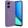 Mey İthalat®  Realme Note 60 Kelvin Kartvizitli Silikon - Lila