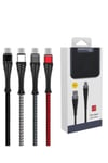 Mey İthalat®  S61 Micro USB Kablo 1.2M 2.1A - Kırmızı