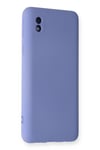 Mey İthalat®  Samsung Galaxy A01 Core Kılıf Nano içi Kadife Silikon - Lila