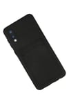 Mey İthalat®  Samsung Galaxy A02 Kılıf Kelvin Kartvizitli Silikon - Siyah