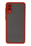 Mey İthalat®  Samsung Galaxy A02 Kılıf Montreal Silikon Kapak - Kırmızı