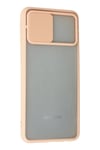 Mey İthalat®  Samsung Galaxy A02 Kılıf Palm Buzlu Kamera Sürgülü Silikon - Pembe