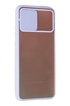 Mey İthalat®  Samsung Galaxy A02S Kılıf Palm Buzlu Kamera Sürgülü Silikon - Lila
