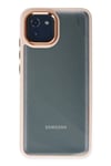 Mey İthalat®  Samsung Galaxy A03 Kılıf Dora Kapak - Pudra