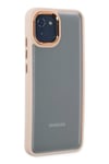 Mey İthalat®  Samsung Galaxy A03 Kılıf Dora Kapak - Pudra