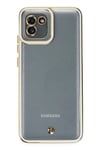 Mey İthalat®  Samsung Galaxy A03 Kılıf Liva Lens Silikon - Beyaz