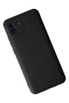 Mey İthalat®  Samsung Galaxy A03 Kılıf Nano içi Kadife Silikon - Siyah