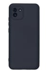 Mey İthalat®  Samsung Galaxy A03 Kılıf Nano içi Kadife Silikon - Lacivert