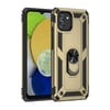 Mey İthalat®  Samsung Galaxy A03 Kılıf Sofya Yüzüklü Silikon Kapak - Gold