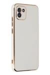 Mey İthalat®  Samsung Galaxy A03 Kılıf Volet Silikon - Beyaz