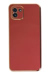 Mey İthalat®  Samsung Galaxy A03 Kılıf Volet Silikon - Kırmızı