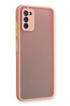 Mey İthalat®  Samsung Galaxy A03S Kılıf Montreal Silikon Kapak - Pembe