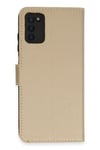 Mey İthalat®  Samsung Galaxy A03S Kılıf Trend S Plus Kapaklı Kılıf - Gold