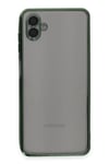 Mey İthalat®  Samsung Galaxy A04 Kılıf  Lensli Silikon - Yeşil
