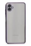 Mey İthalat®  Samsung Galaxy A04 Kılıf  Lensli Silikon - Mor