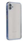 Mey İthalat®  Samsung Galaxy A04 Kılıf  Lensli Silikon - Açık Mavi