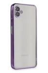 Mey İthalat®  Samsung Galaxy A04 Kılıf  Lensli Silikon - Mor
