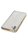 Mey İthalat®  Samsung Galaxy A04 Kılıf  Lensli Silikon - Gold