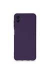 Mey İthalat®  Samsung Galaxy A04 Kılıf Nano içi Kadife Silikon - Mor