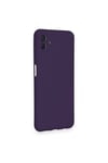 Mey İthalat®  Samsung Galaxy A04 Kılıf Nano içi Kadife Silikon - Mor