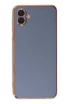 Mey İthalat®  Samsung Galaxy A04 Kılıf Volet Silikon - Mavi
