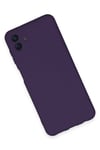 Mey İthalat®  Samsung Galaxy A04E Kılıf Nano içi Kadife Silikon - Mor