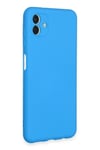 Mey İthalat®  Samsung Galaxy A04E Kılıf Nano içi Kadife Silikon - Mavi