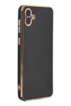 Mey İthalat®  Samsung Galaxy A04E Kılıf Volet Silikon - Siyah