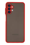Mey İthalat®  Samsung Galaxy A04S Kılıf Montreal Silikon Kapak - Kırmızı