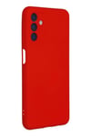 Mey İthalat®  Samsung Galaxy A04S Kılıf Nano içi Kadife Silikon - Kırmızı