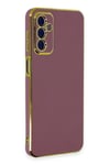 Mey İthalat®  Samsung Galaxy A04S Kılıf Volet Silikon - Kırmızı