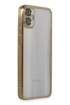 Mey İthalat®  Samsung Galaxy A05 Kılıf  Lensli Silikon - Gold