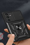 Mey İthalat®  Samsung Galaxy A05S Kılıf Pars Lens Yüzüklü Silikon - Gold