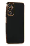Mey İthalat®  Samsung Galaxy A05S Kılıf Volet Silikon - Siyah