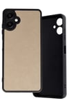 Mey İthalat®  Samsung Galaxy A06 Kılıf Aras Deri Kapak - Pudra