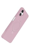 Mey İthalat®  Samsung Galaxy A06 Regal Magsafe Standlı Kapak - Açık Pembe
