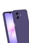Mey İthalat®  Samsung Galaxy A07 4G First Silikon - Mürdüm