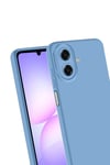 Mey İthalat®  Samsung Galaxy A07 4G Nano içi Kadife Silikon - Mavi