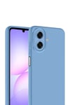 Mey İthalat®  Samsung Galaxy A07 4G Nano içi Kadife Silikon - Mavi