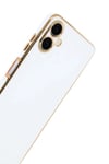 Mey İthalat®  Samsung Galaxy A07 4G Volet Silikon - Beyaz