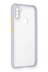 Mey İthalat®  Samsung Galaxy A11 Kılıf Miami Şeffaf Silikon - Lila