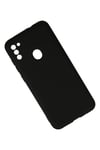 Mey İthalat®  Samsung Galaxy A11 Kılıf Nano içi Kadife Silikon - Siyah