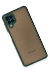 Mey İthalat®  Samsung Galaxy A12 Kılıf Montreal Silikon Kapak - Yeşil