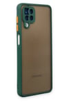Mey İthalat®  Samsung Galaxy A12 Kılıf Montreal Silikon Kapak - Yeşil