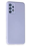 Mey İthalat®  Samsung Galaxy A13 4G Kılıf Nano içi Kadife Silikon - Lila