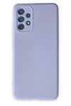 Mey İthalat®  Samsung Galaxy A13 4G Kılıf Nano içi Kadife Silikon - Lila
