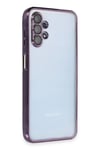 Mey İthalat®  Samsung Galaxy A13 4G Kılıf  Lensli Silikon - Mor