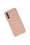 Mey İthalat®  Samsung Galaxy A14 4G Kılıf Nano içi Kadife Silikon - Pudra