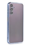 Mey İthalat®  Samsung Galaxy A14 4G Kılıf  Lensli Silikon - Açık Mavi